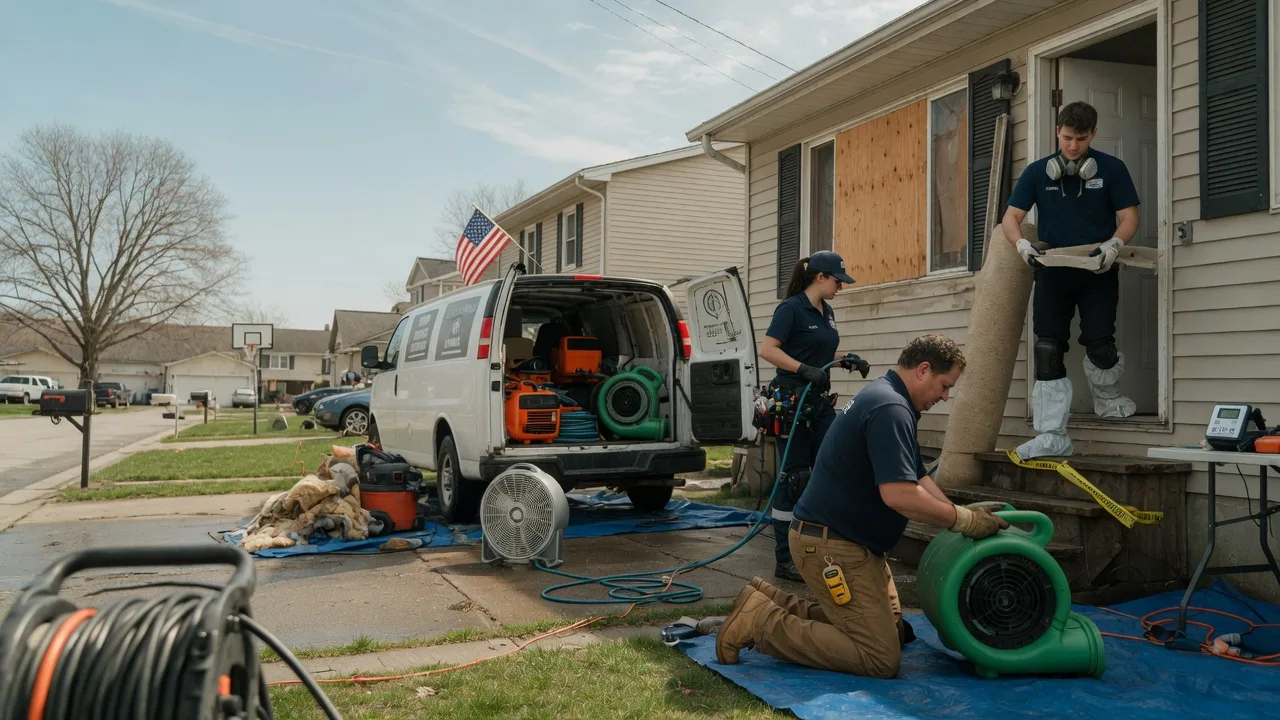 Water Damage Restoration in Versailles, IL near me
